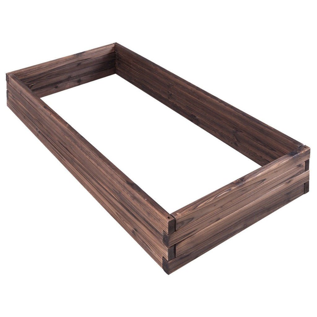 Elevated Wooden Garden Planter Box Bed Kit - Cheeky Garden