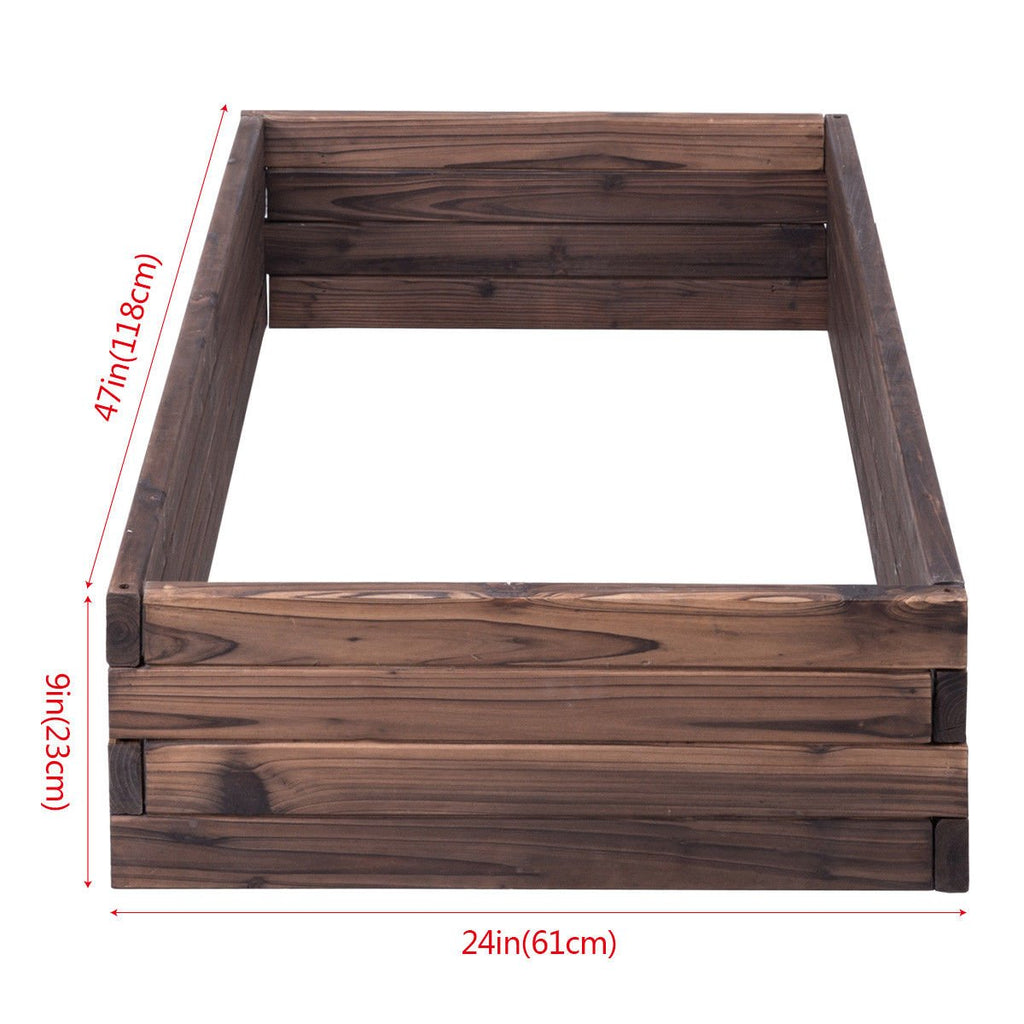 Elevated Wooden Garden Planter Box Bed Kit - Cheeky Garden