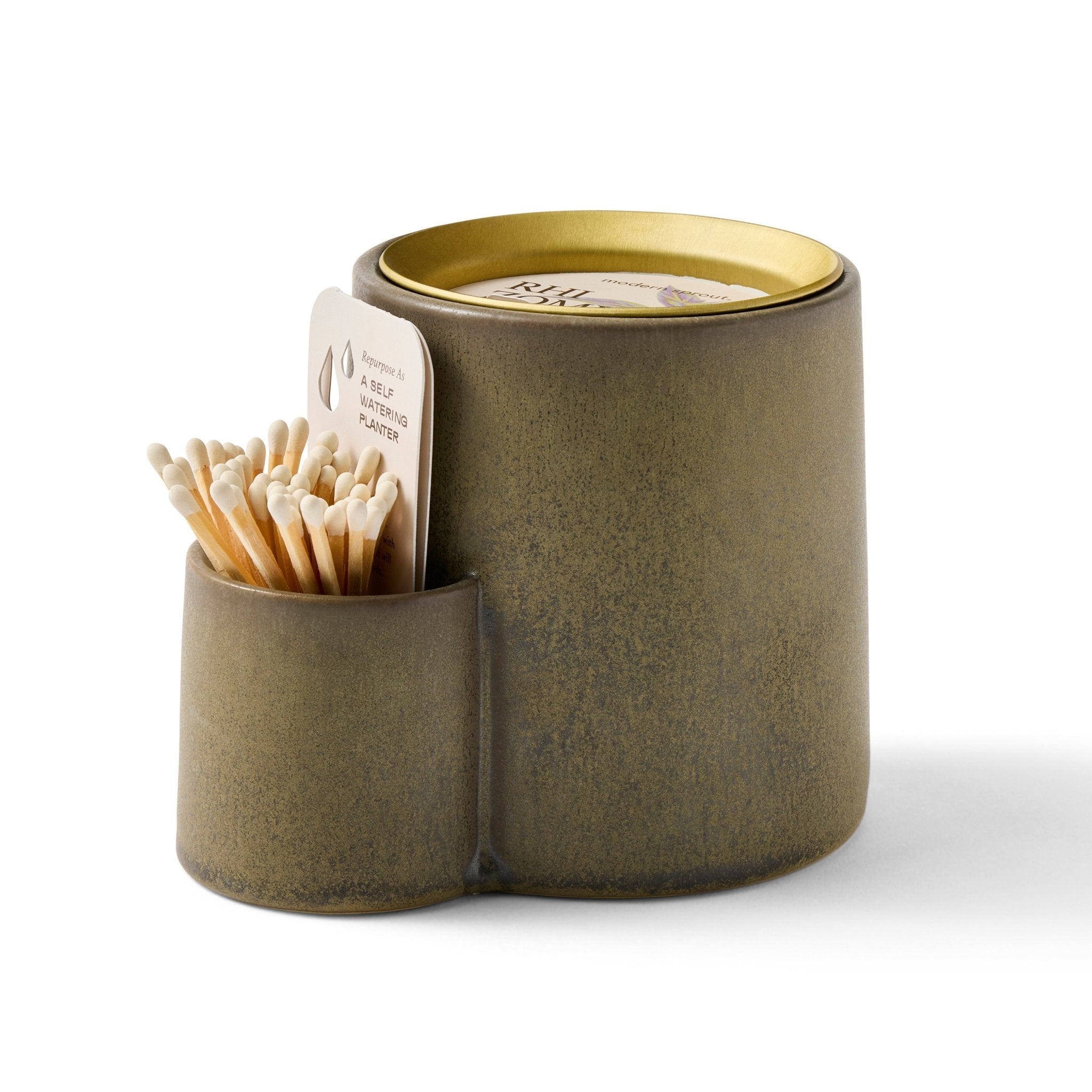 Ember Earth Candle + Planter - Cheeky Garden