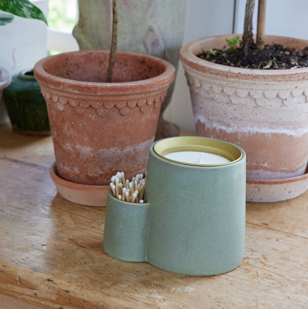 Ember Earth Candle + Planter - Cheeky Garden