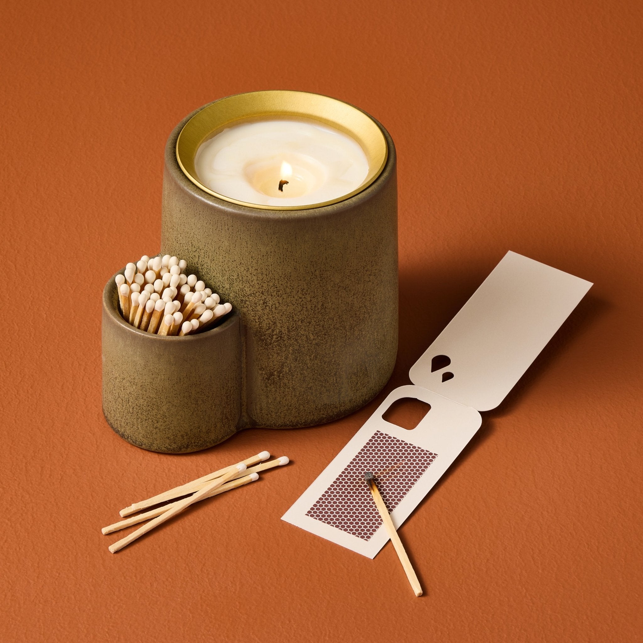 Ember Earth Candle + Planter - Cheeky Garden