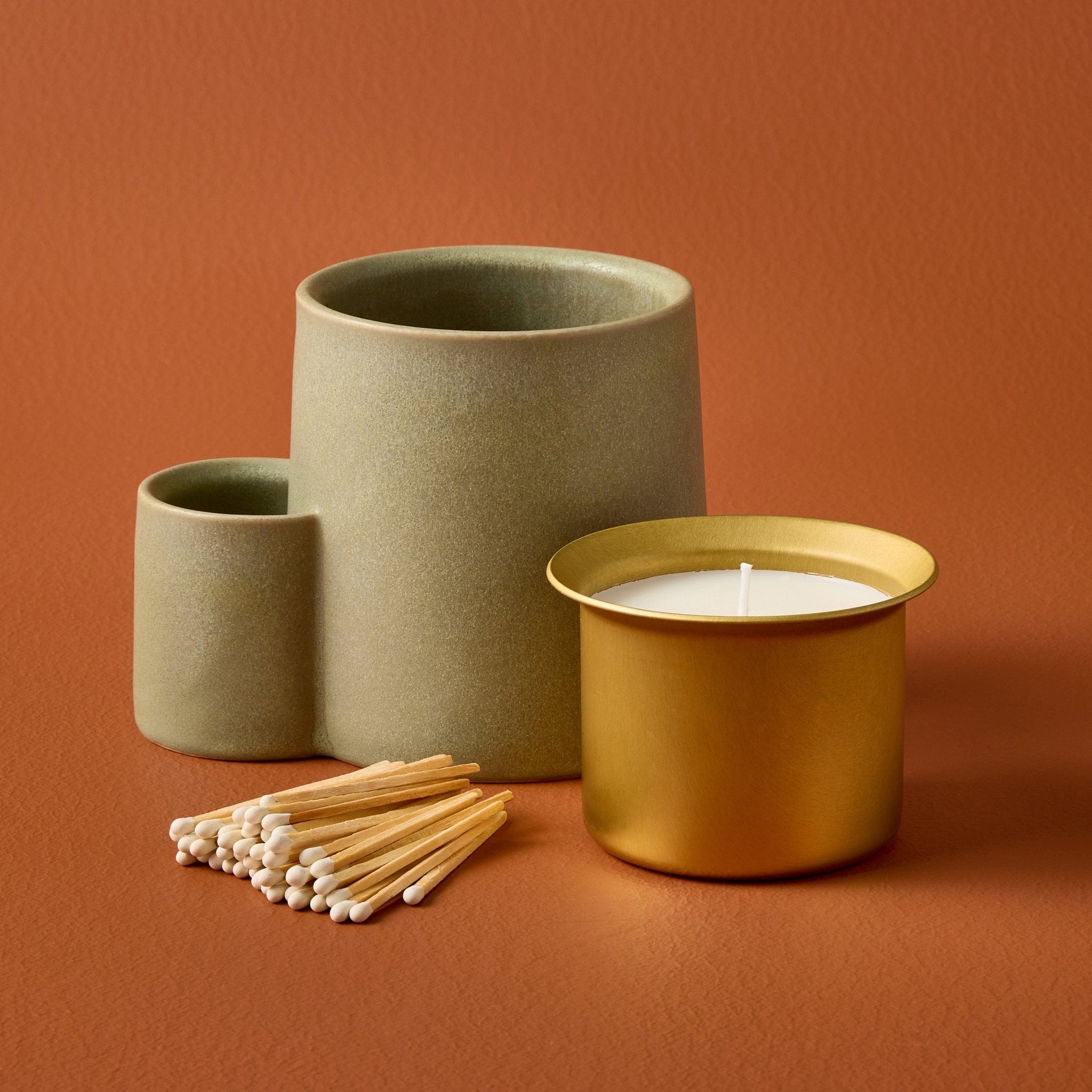Ember Earth Candle + Planter - Cheeky Garden