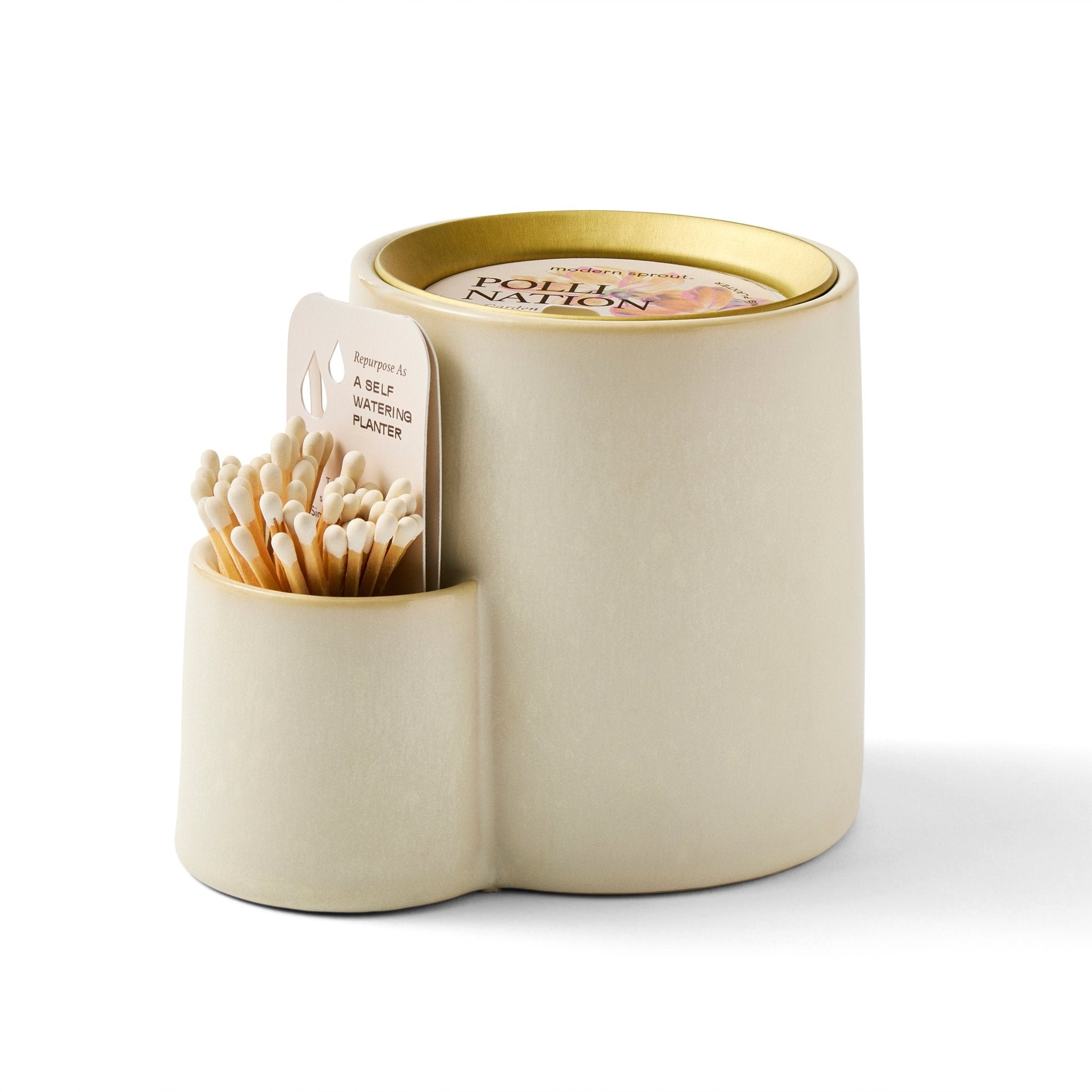 Ember Earth Candle + Planter - Cheeky Garden