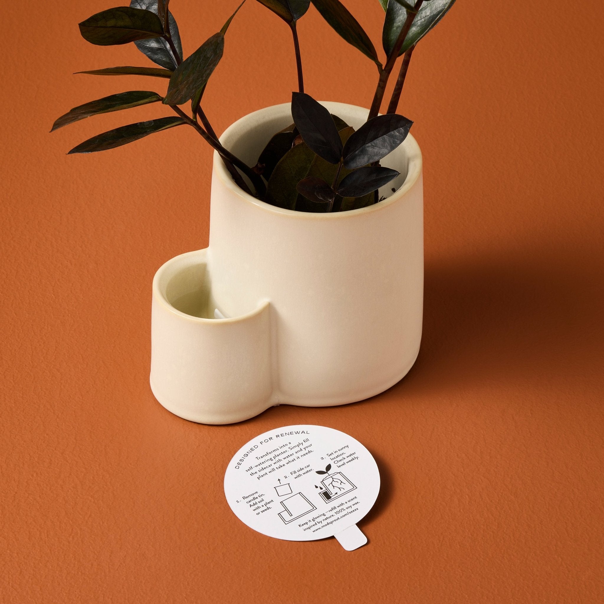 Ember Earth Candle + Planter - Cheeky Garden