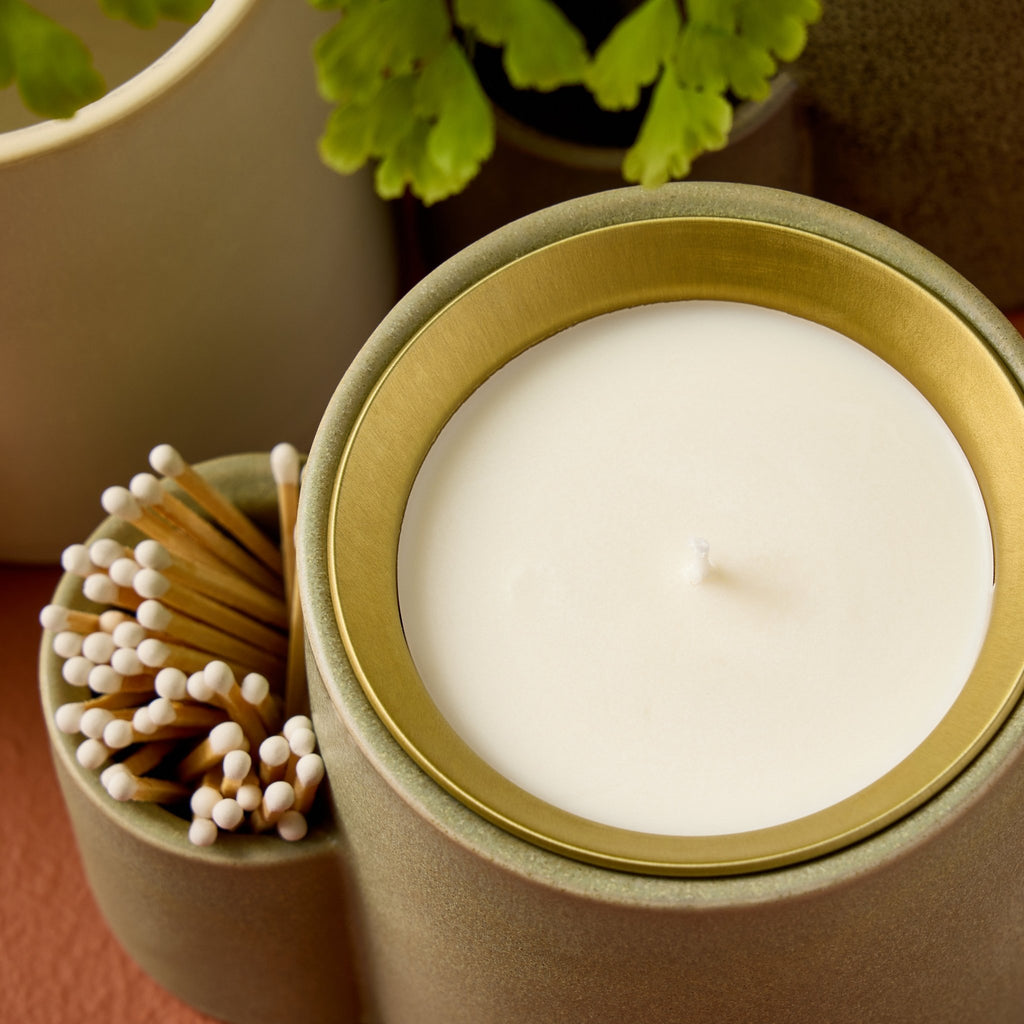 Ember Earth Candle + Planter - Cheeky Garden