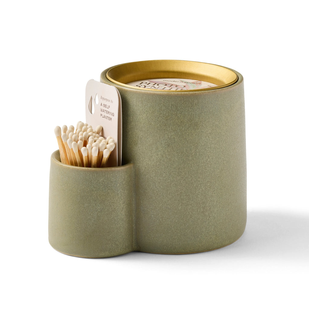 Ember Earth Candle + Planter - Cheeky Garden