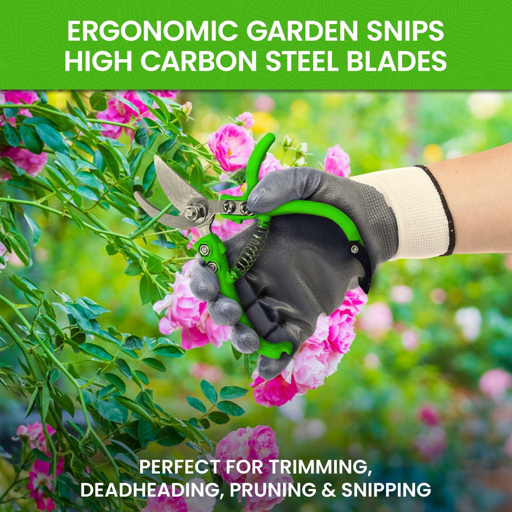 Ergo Garden Snips Clippers (Curved Blade) - Cheeky Garden