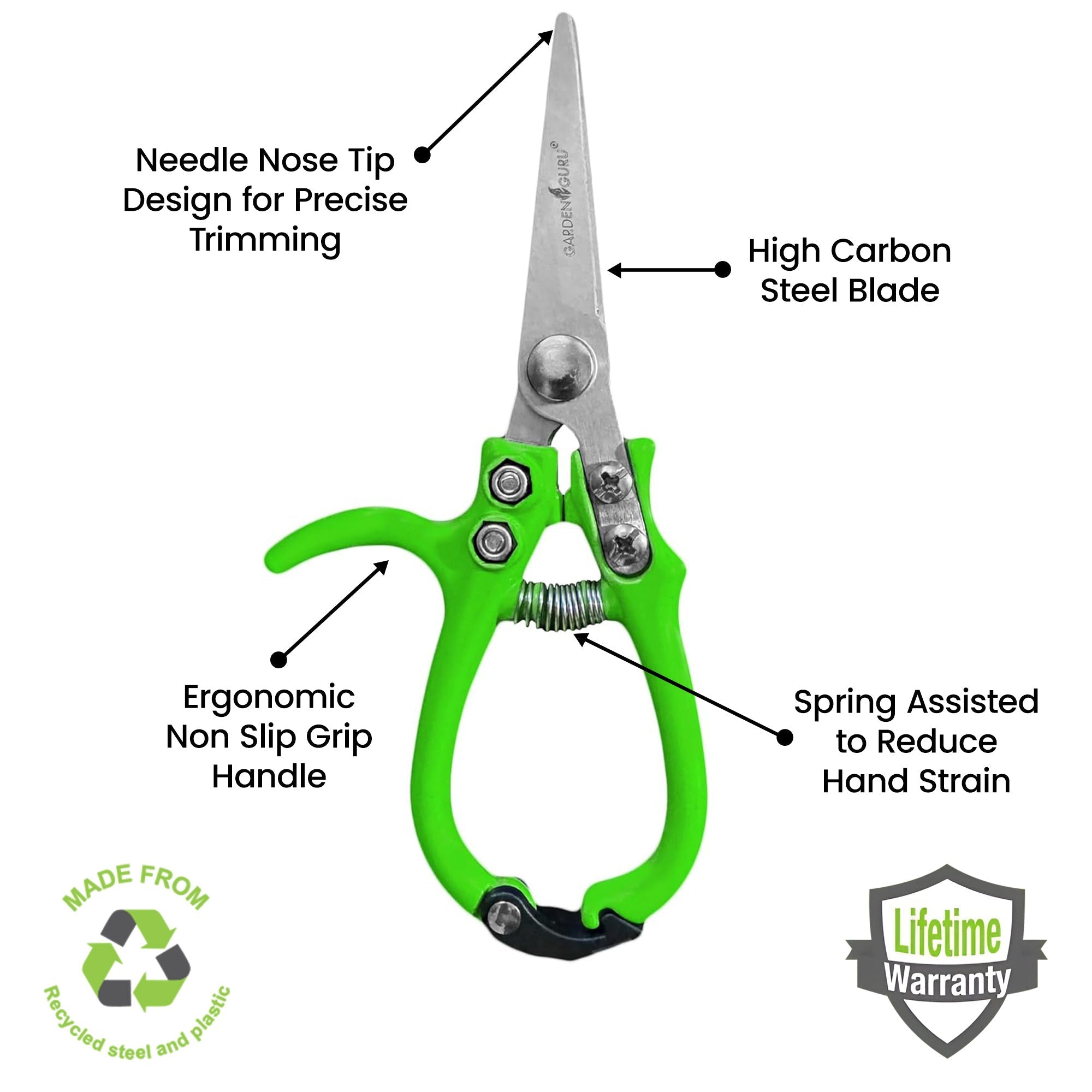 Ergonomic Garden Snips Clippers - Cheeky Garden