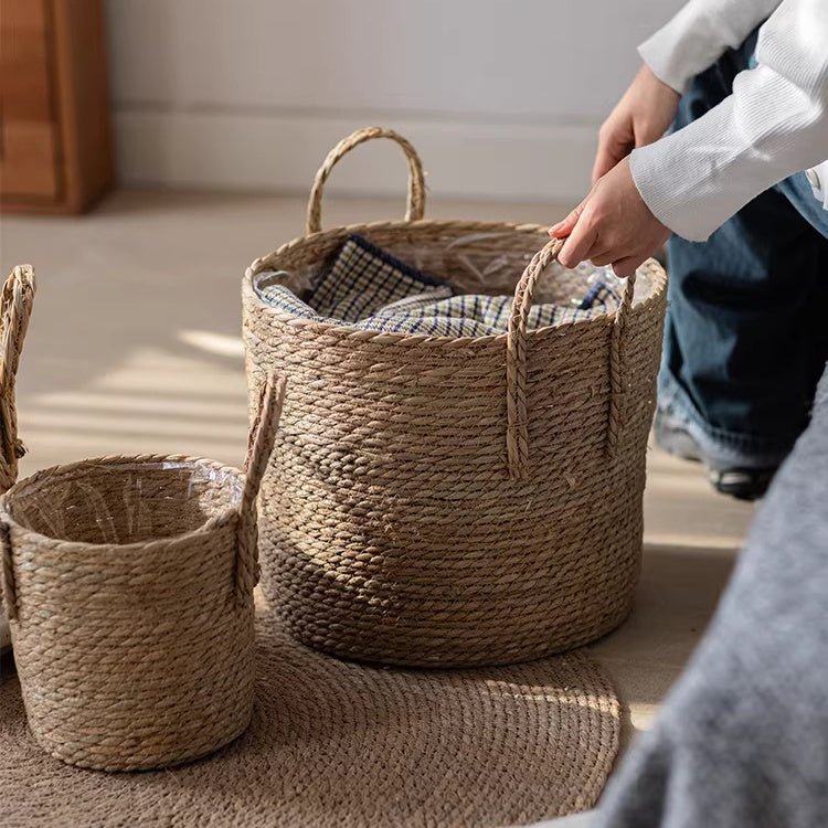 French Country Woven Planter Basket - Cheeky Garden