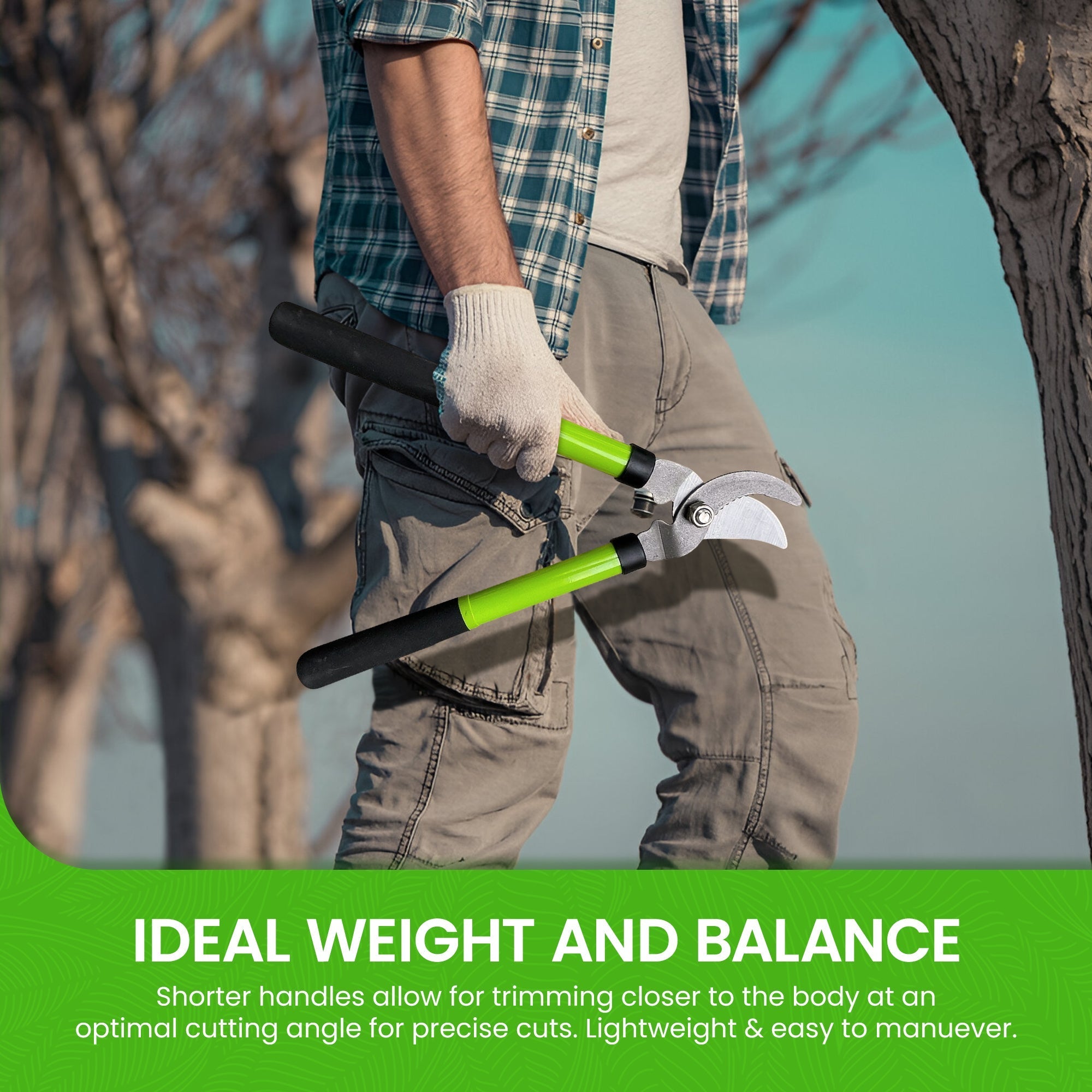 Garden Bypass Loppers Tree Trimmer Clipper - Cheeky Garden