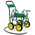 Garden Hose Reel Cart 4 Wheels Heavy-Duty Metal Water Hose Organizer Portable - Cheeky Garden