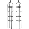 Garden Obelisk Trellis for Climbing Plants – 5.9 FT, Set of 2 - Cheeky Garden