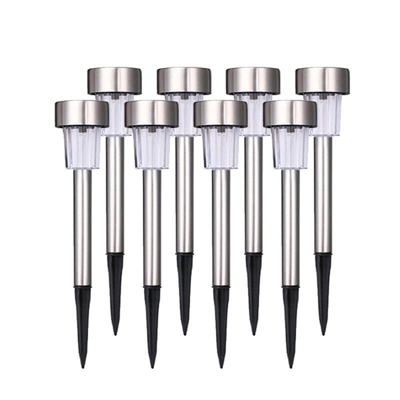 Garden Premium LED Solar Luxury Stainless Steel Lights For Yard Pathway Walkway More Pieces Outdoor - Cheeky Garden