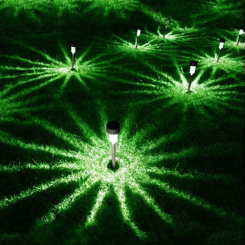 Garden Premium LED Solar Luxury Stainless Steel Lights For Yard Pathway Walkway More Pieces Outdoor - Cheeky Garden