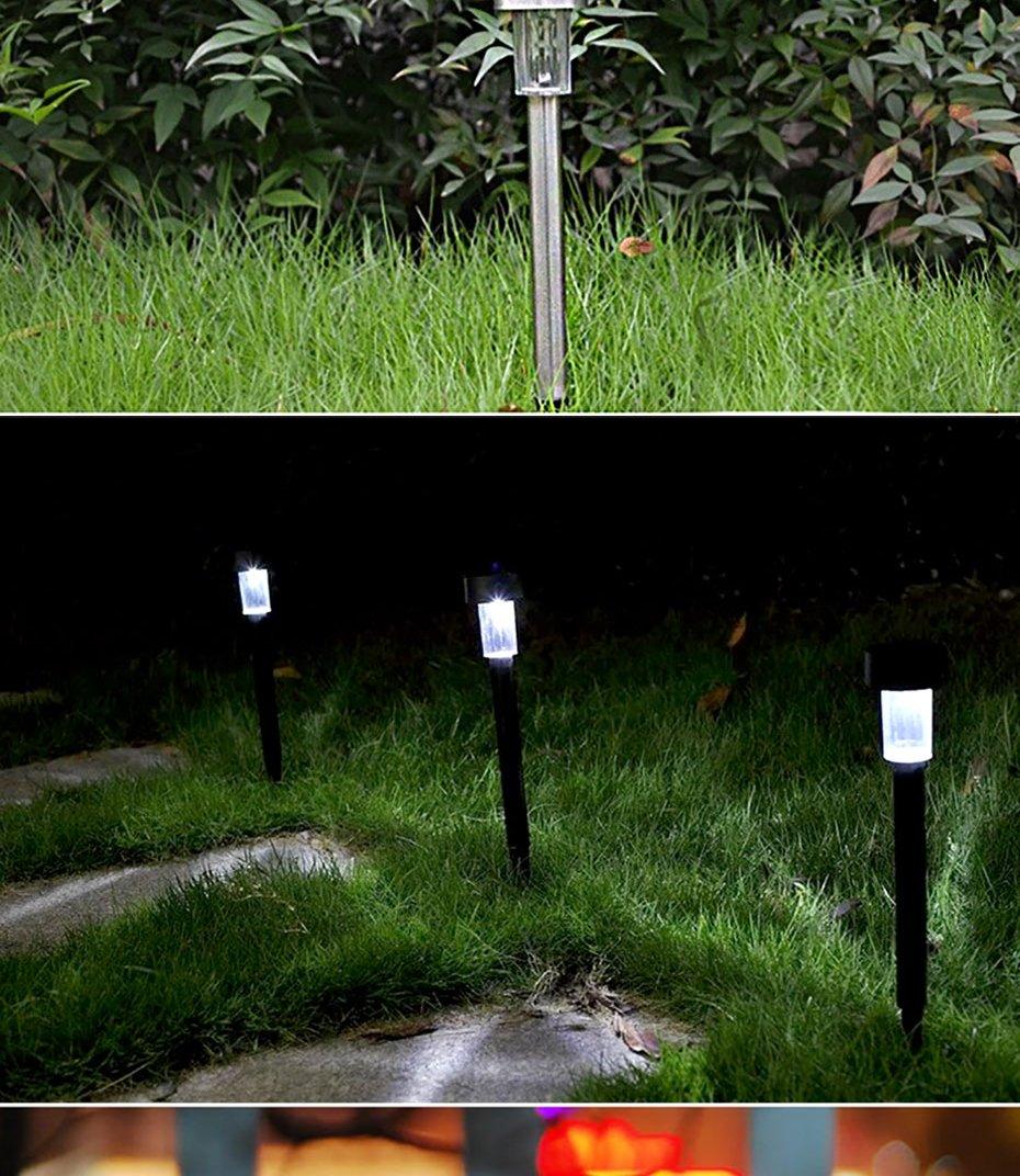 Garden Premium LED Solar Luxury Stainless Steel Lights For Yard Pathway Walkway More Pieces Outdoor - Cheeky Garden