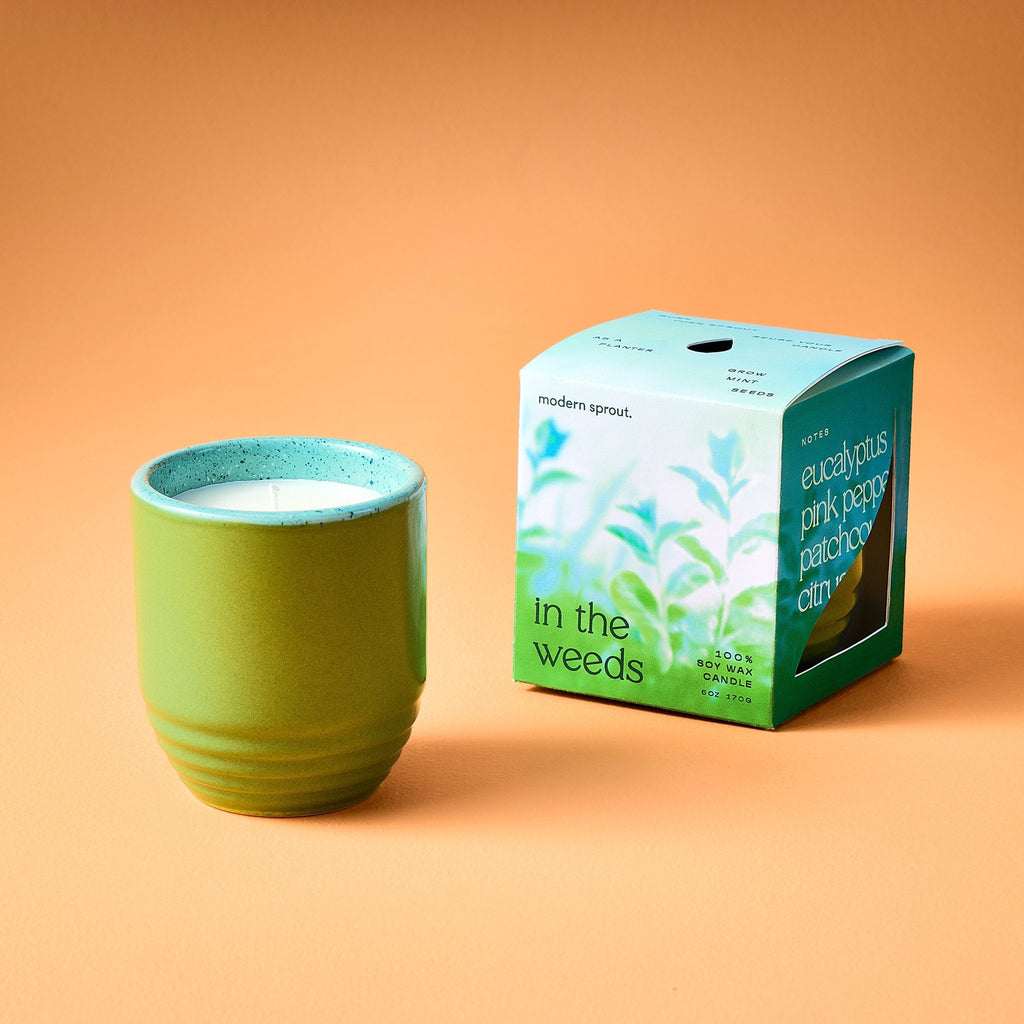 Garden Vibes Candle/Planter 2-in-1 - Cheeky Garden