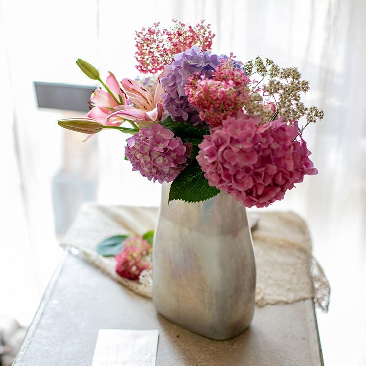 Gradient Color Art Glass Vase - Cheeky Garden