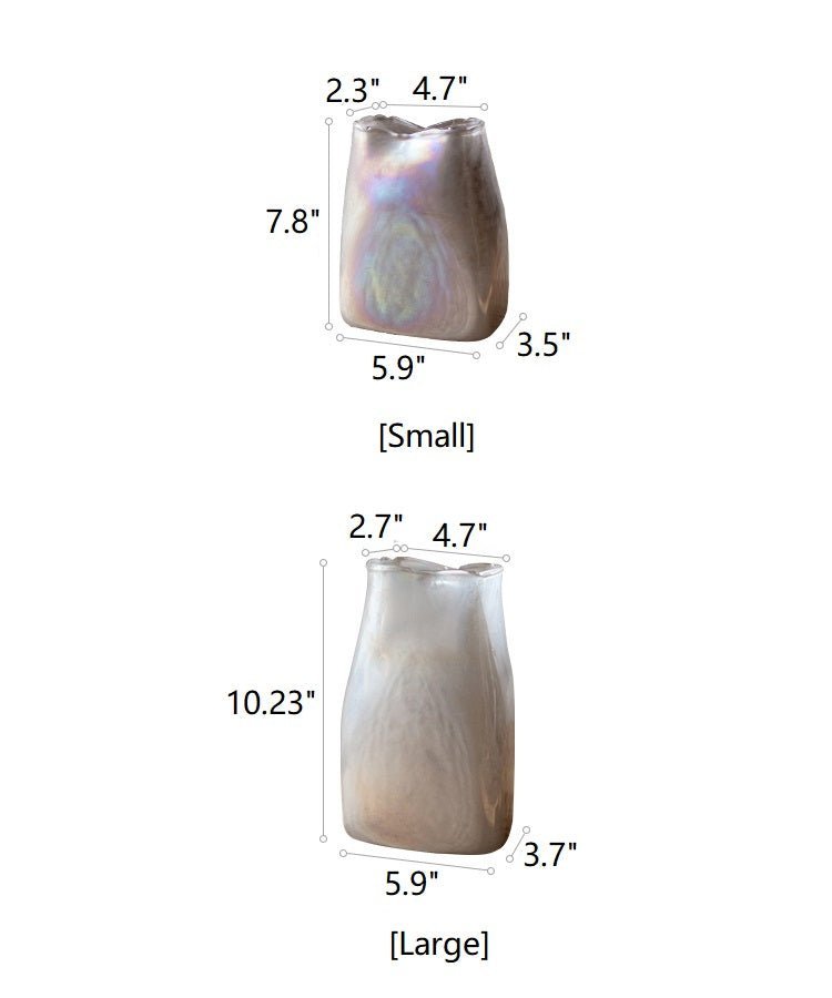 Gradient Color Art Glass Vase - Cheeky Garden