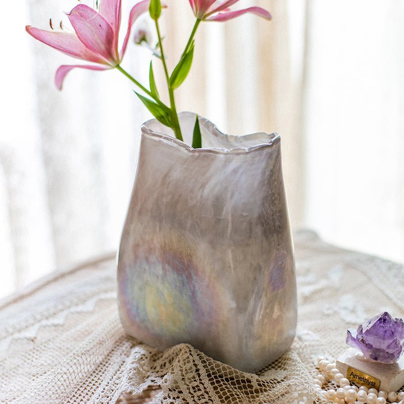 Gradient Color Art Glass Vase - Cheeky Garden