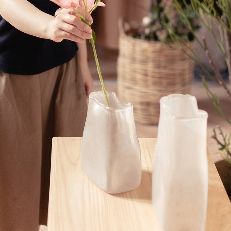 Gradient Color Art Glass Vase - Cheeky Garden
