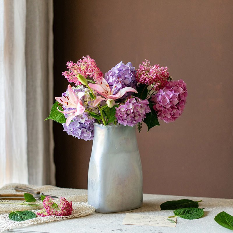 Gradient Color Art Glass Vase - Cheeky Garden
