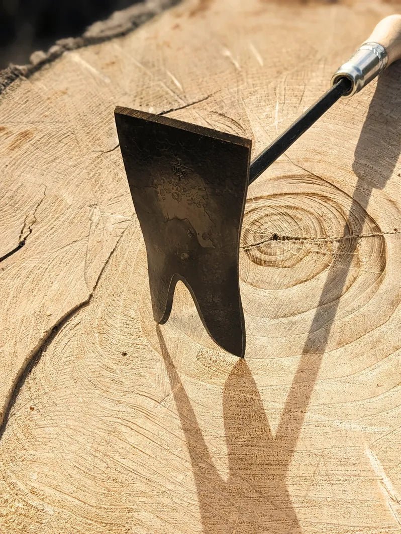 Grub Hoe, hand forged garden tool - Cheeky Garden