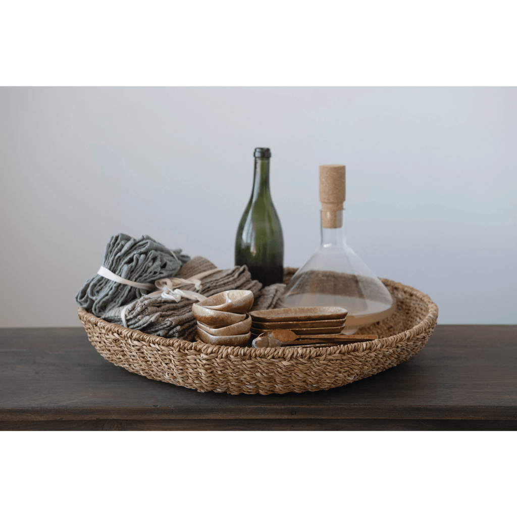 Hand-Woven Seagrass Display Tray - Cheeky Garden