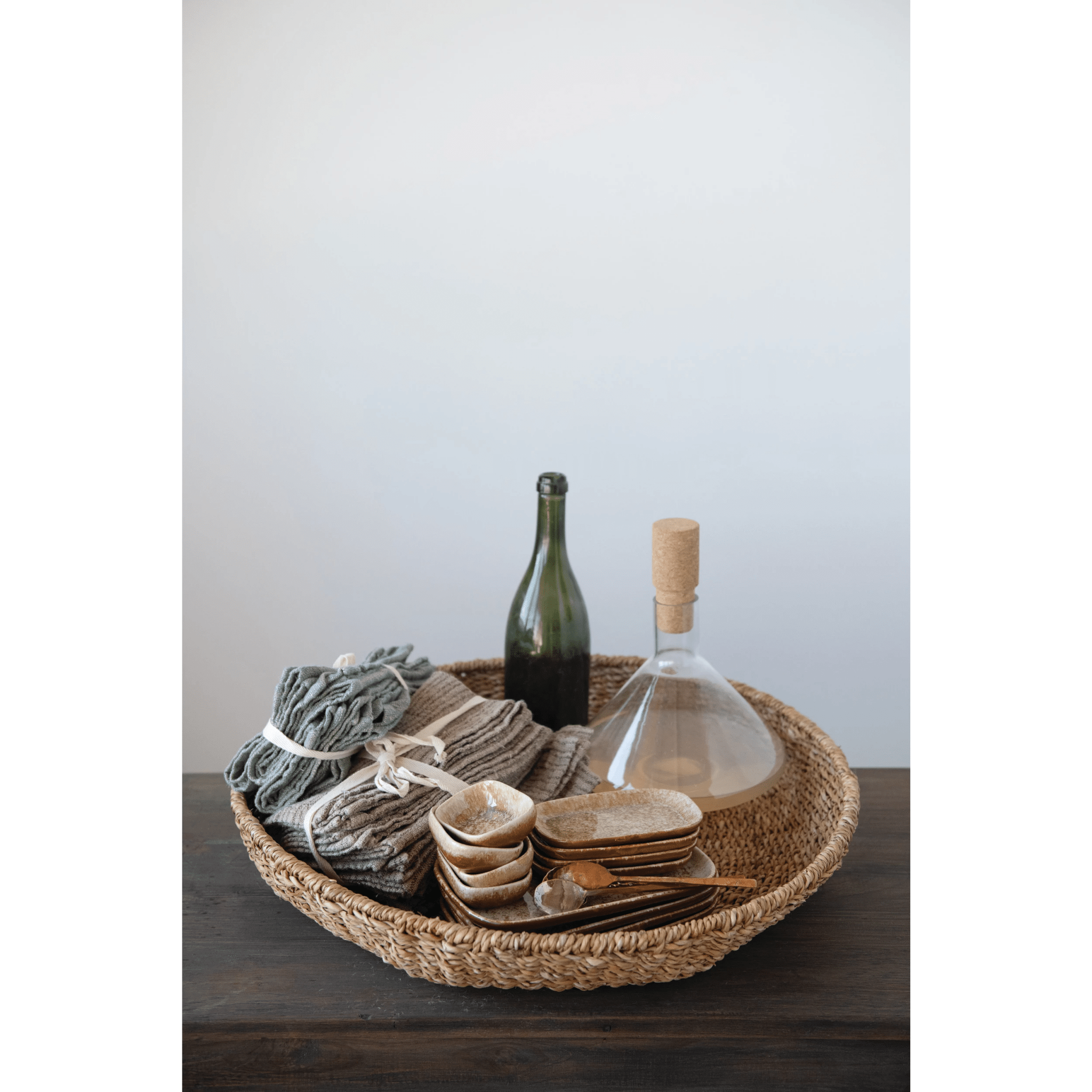 Hand-Woven Seagrass Display Tray - Cheeky Garden