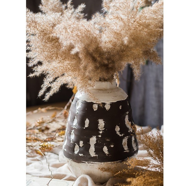 Handcrafted Ceramic Pottery Vase Brown - Cheeky Garden