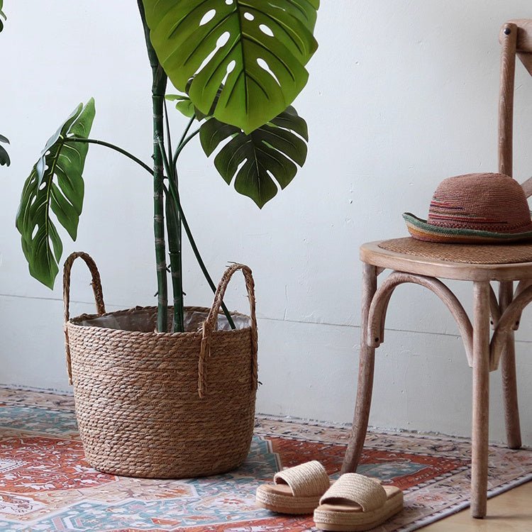 Handwoven Seagrass Basket for Plants - Cheeky Garden