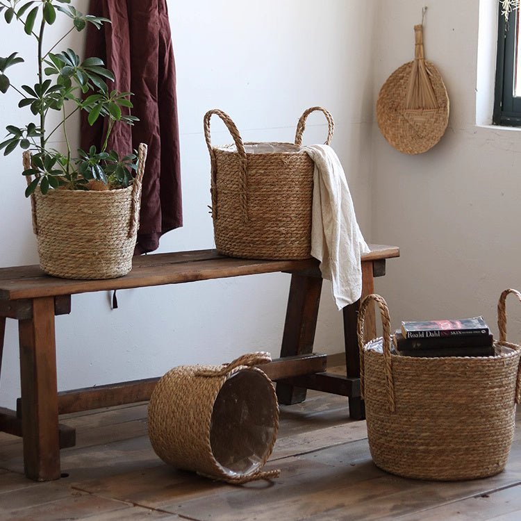Handwoven Seagrass Basket for Plants - Cheeky Garden