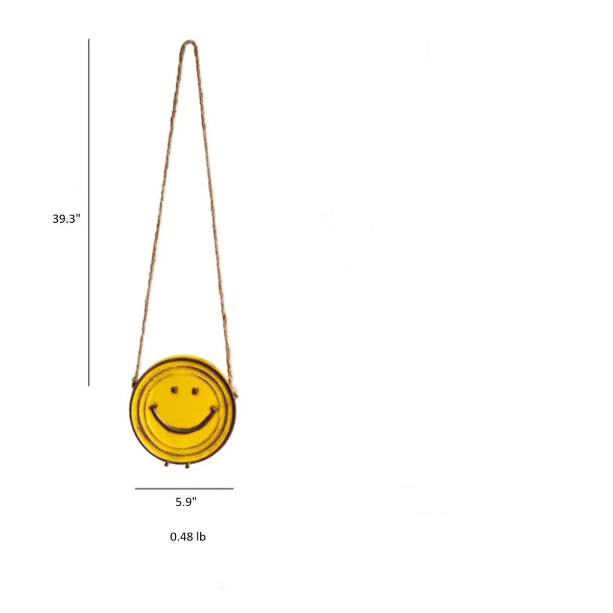 Happy Face Hanging Planter - Cheeky Garden