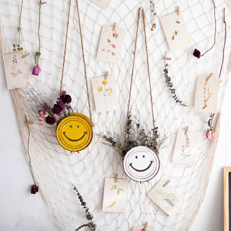 Happy Face Hanging Planter - Cheeky Garden