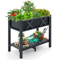 HIPS Raised Garden Bed Poly Wood Elevated Planter Box - Cheeky Garden