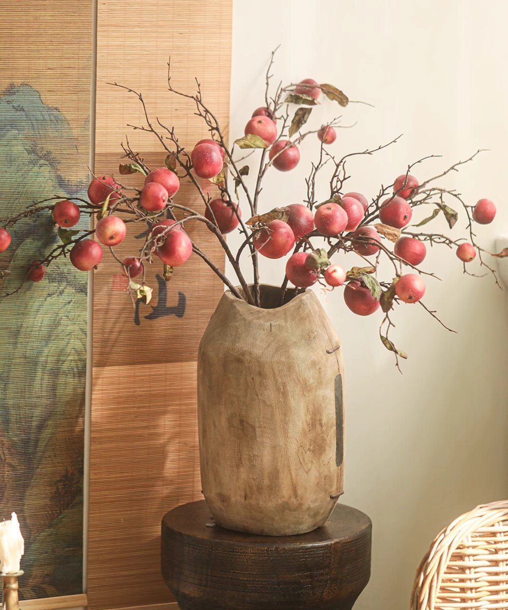 Homestead Solid Wood Décor Vase - Cheeky Garden