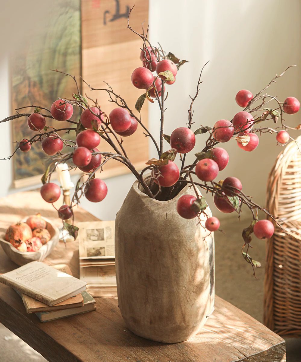 Homestead Solid Wood Décor Vase - Cheeky Garden