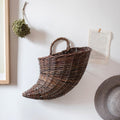 Horn Shape Willow Hanging Basket Planter - Cheeky Garden