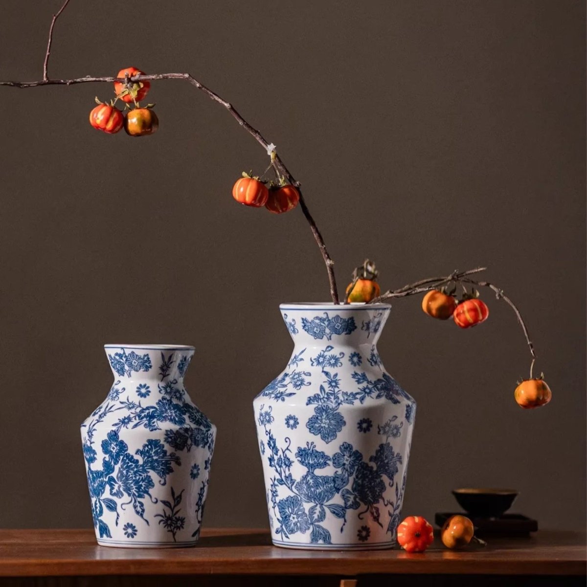 Indigo Porcelain Vase - Cheeky Garden