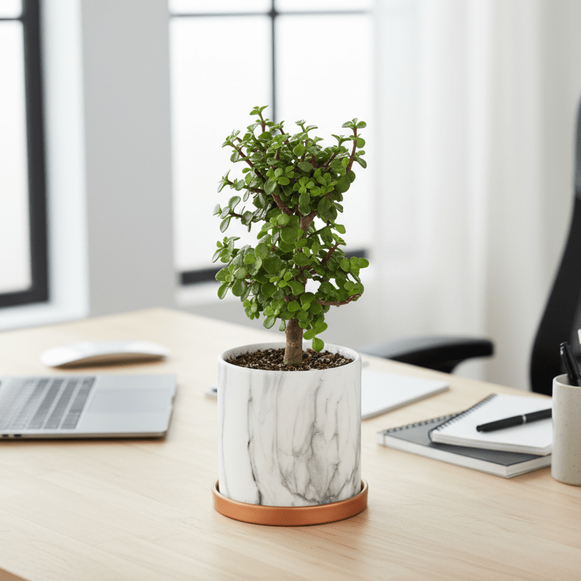 Lucky Jade Bonsai Tree (Crassula ovata) - Cheeky Garden
