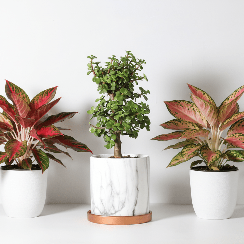 Lucky Jade Bonsai Tree (Crassula ovata) - Cheeky Garden