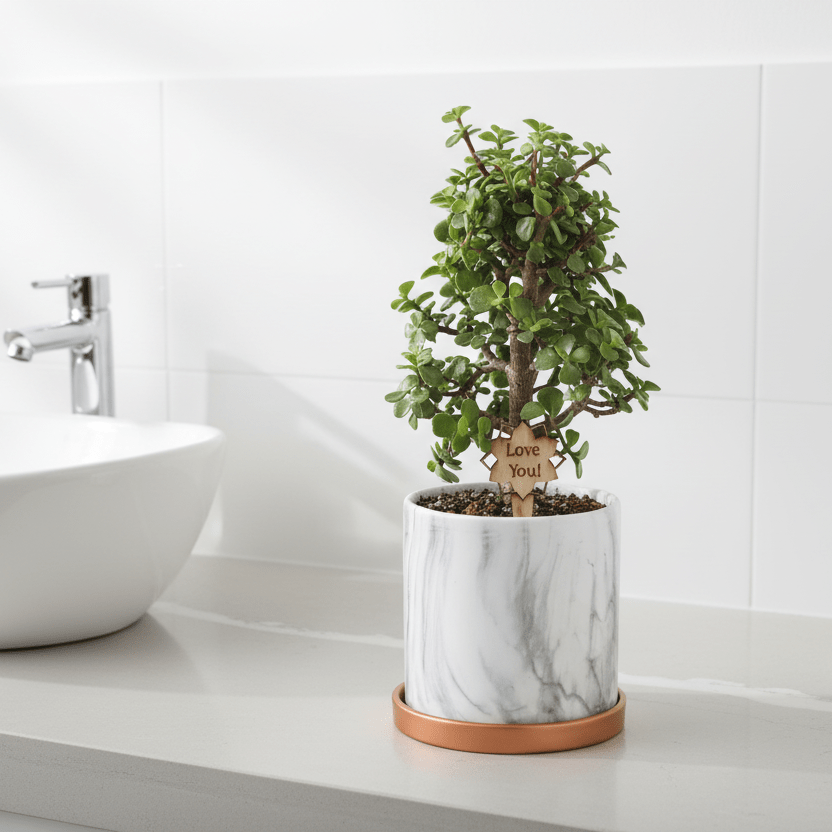 Lucky Jade Bonsai Tree (Crassula ovata) - Cheeky Garden