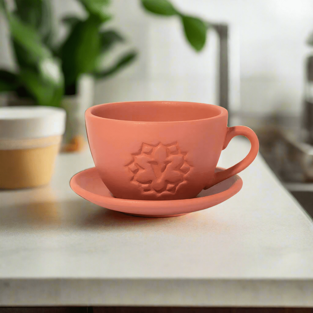Lyfe Teacup Terracotta Signature Planter – Empty - Cheeky Garden