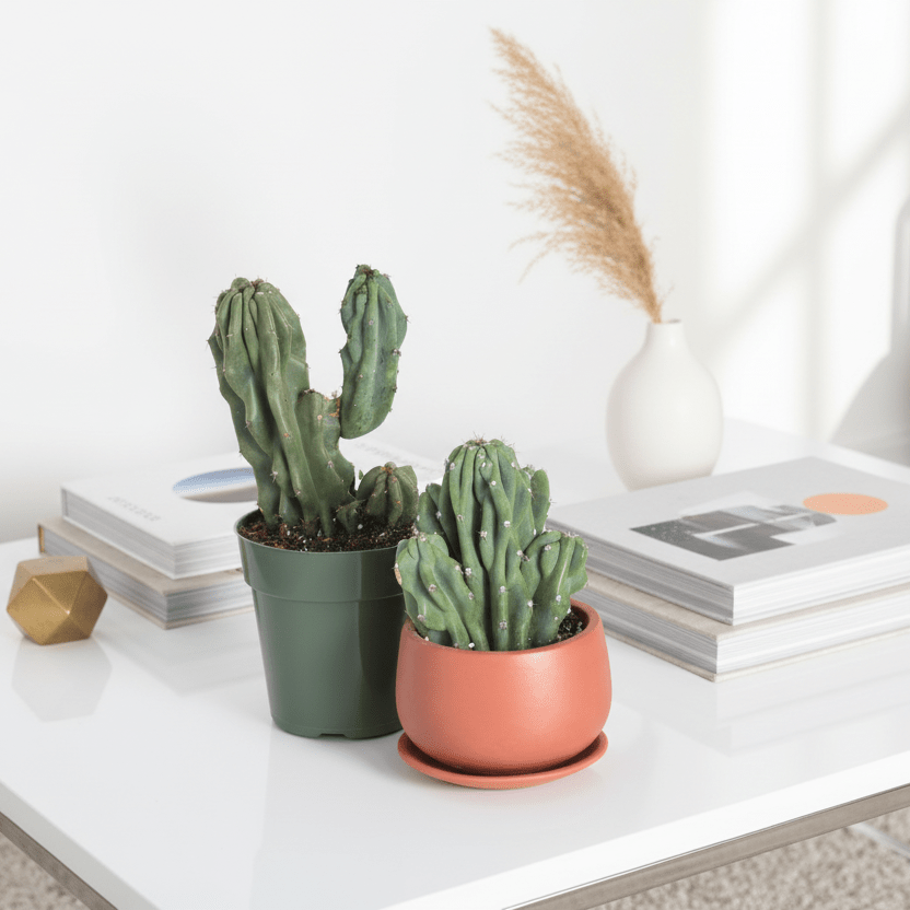 Monstrose Peruvian Apple Cactus (Cereus repandus f. monstrosus) - Cheeky Garden