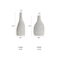 Narrow Neck Vase in White - Cheeky Garden