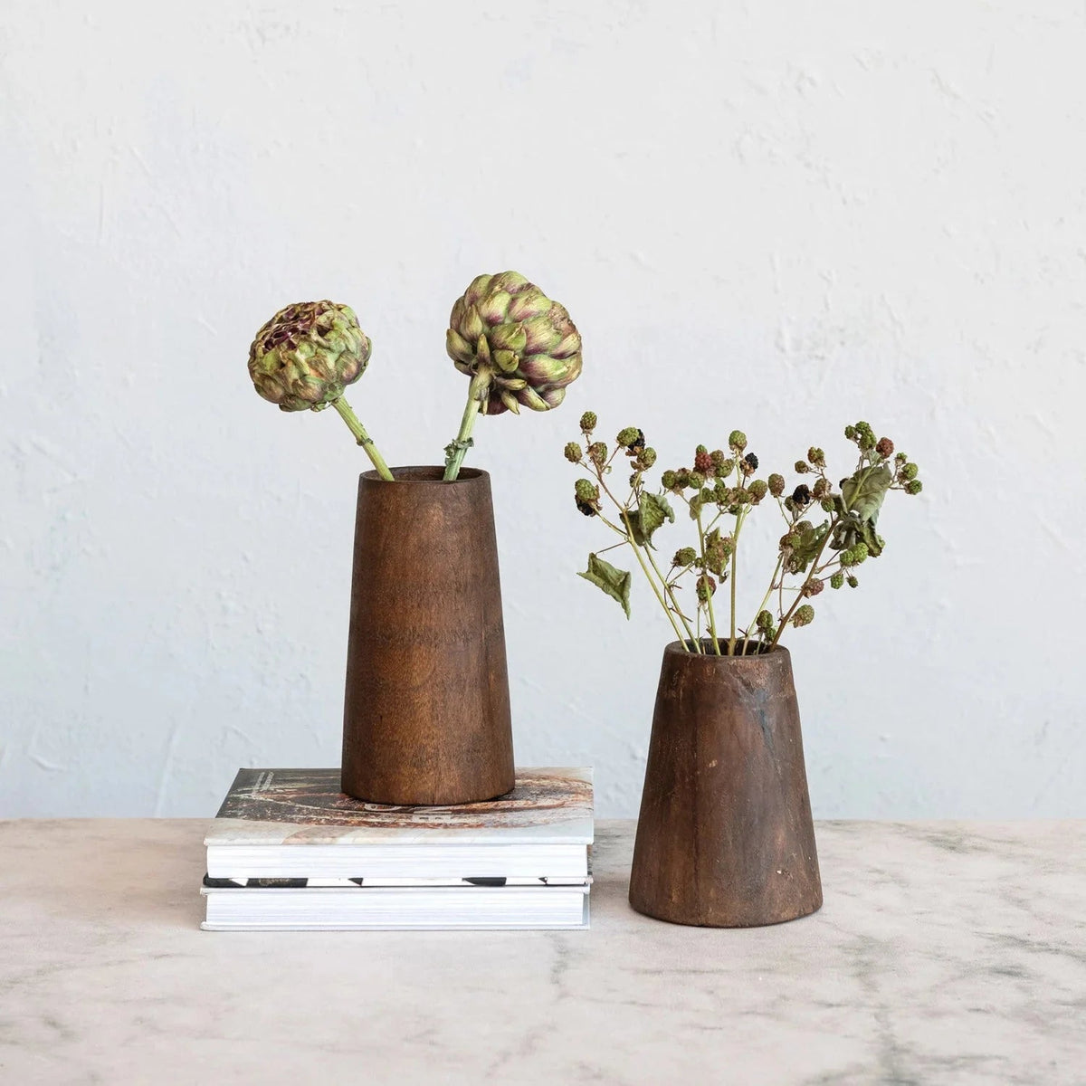 Natural Found Wood Vase - Cheeky Garden