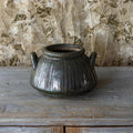 Olive Glazed Kettle Vased - Cheeky Garden