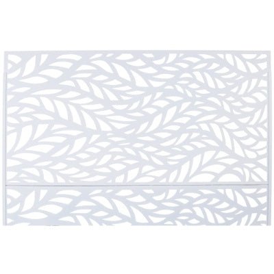 Outdoor Indoor Privacy Screen Metal Privacy Screen 76 Hx48 W Freestanding Decorative Privacy Screen For Deck Balcony Patio, Privacy Fence Panels For Outside Lawn Garden PS110 - Cheeky Garden