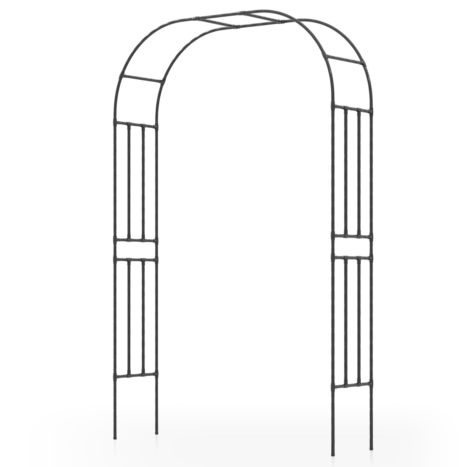 Outdoor Metal Garden Arch Trellis for Climbing Plants Grape Vine Flower - Cheeky Garden