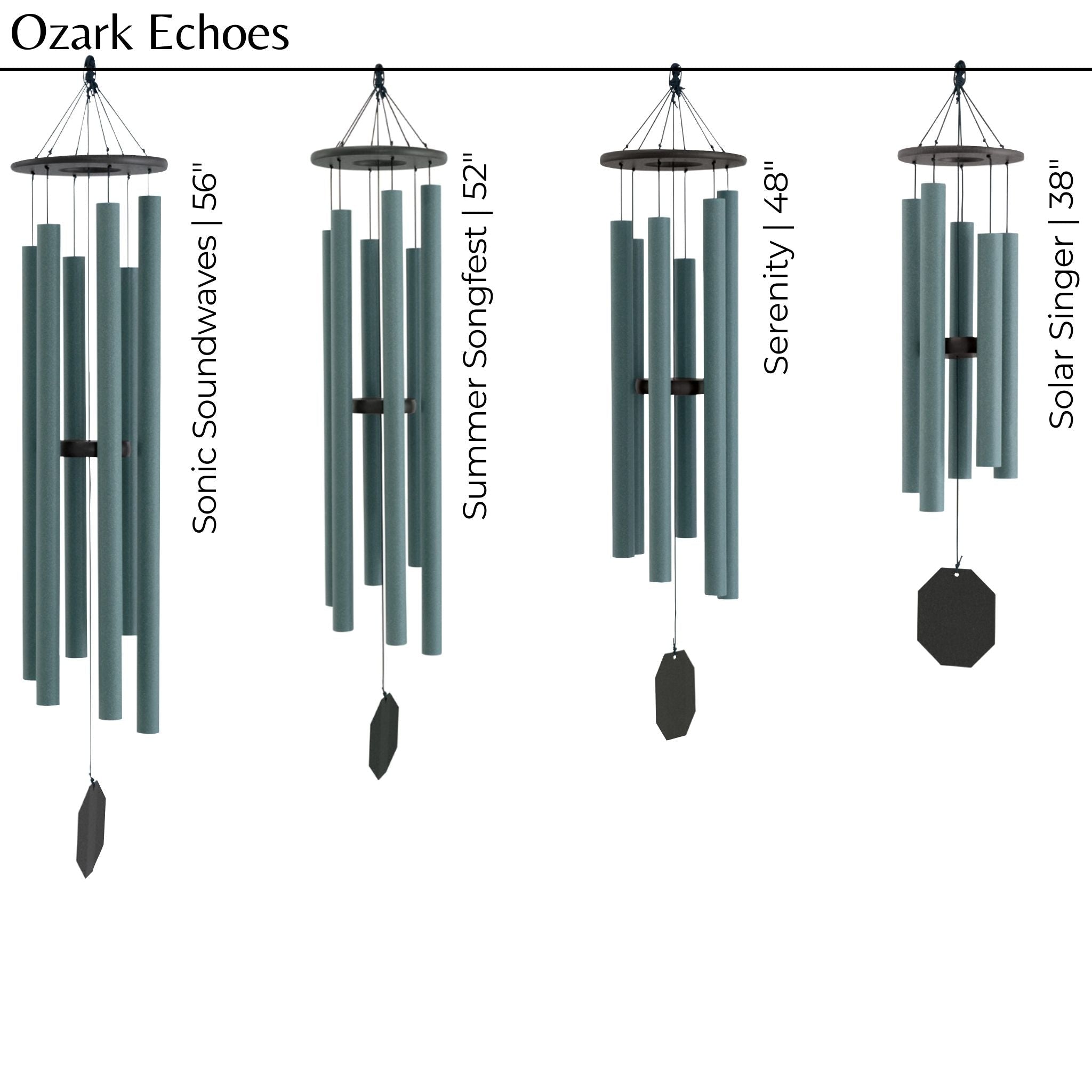 Ozark Echoes Series Wind Chimes - Cheeky Garden