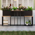 Patio Furniture Set with Raised Garden Bed for Porch and Yard - Cheeky Garden